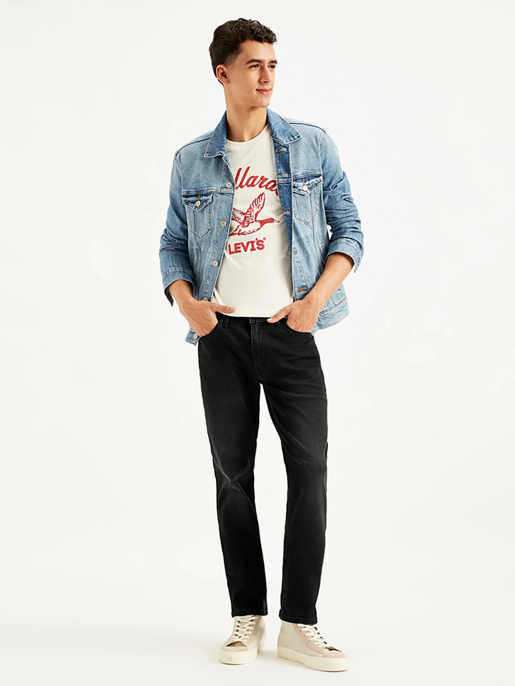 Men's 511 Black Slim Fit Mid Rise Jeans Multi Season Piece comfortable option