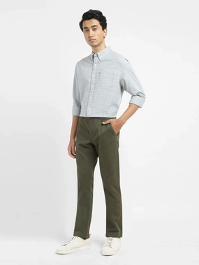 Men's 511 Dark Green Slim Fit Chinos Urban Style Packable design