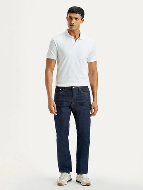 Eco Friendly Fashion Lover Morning Stroll Low Maintenance Fabric Men's 511 Dark Indigo Slim Fit Mid Rise Selvedge Jeans