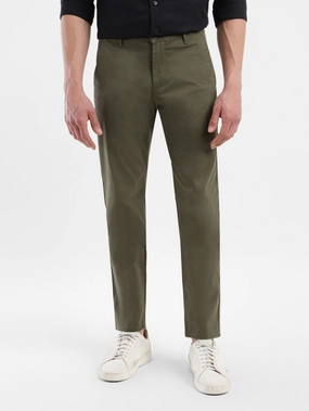 Full Coverage Men's 511 Green Slim Fit Chinos