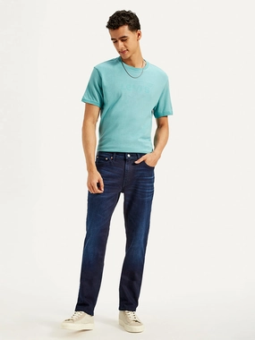 Go Everywhere Men's 511 Navy Blue Slim Fit Mid Rise Jeans