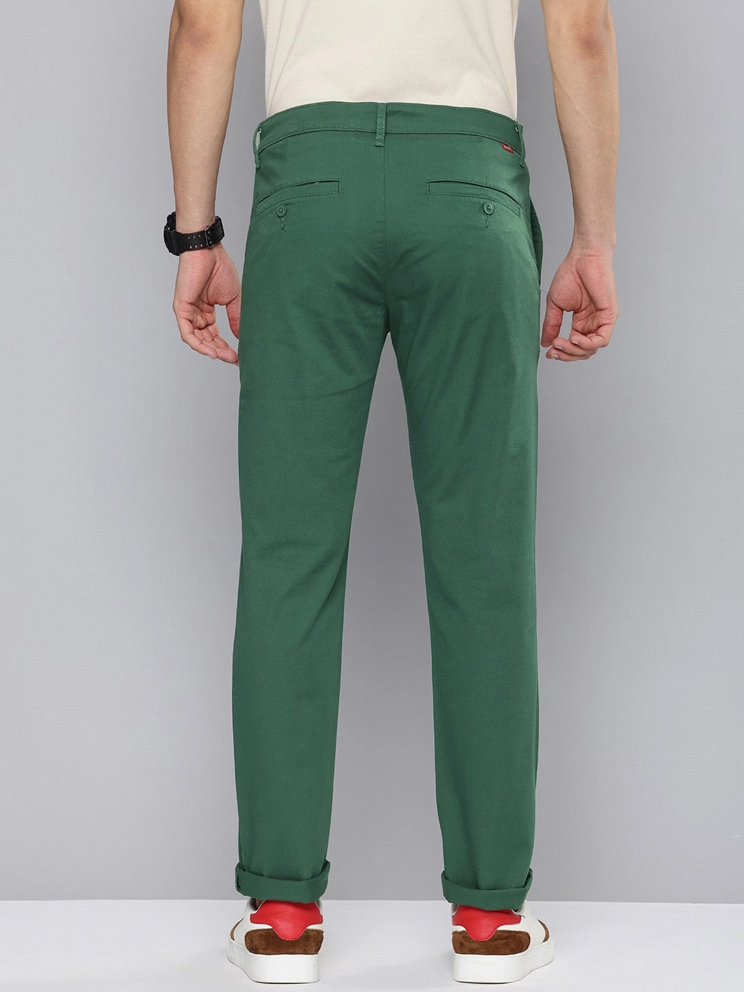 Chilly Day Comfort Versatile staple Men's 511 Slim Fit Green Chinos