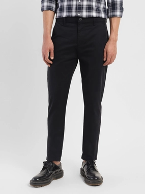 Active Design Men's 512 Black Slim Tapered Fit Chinos