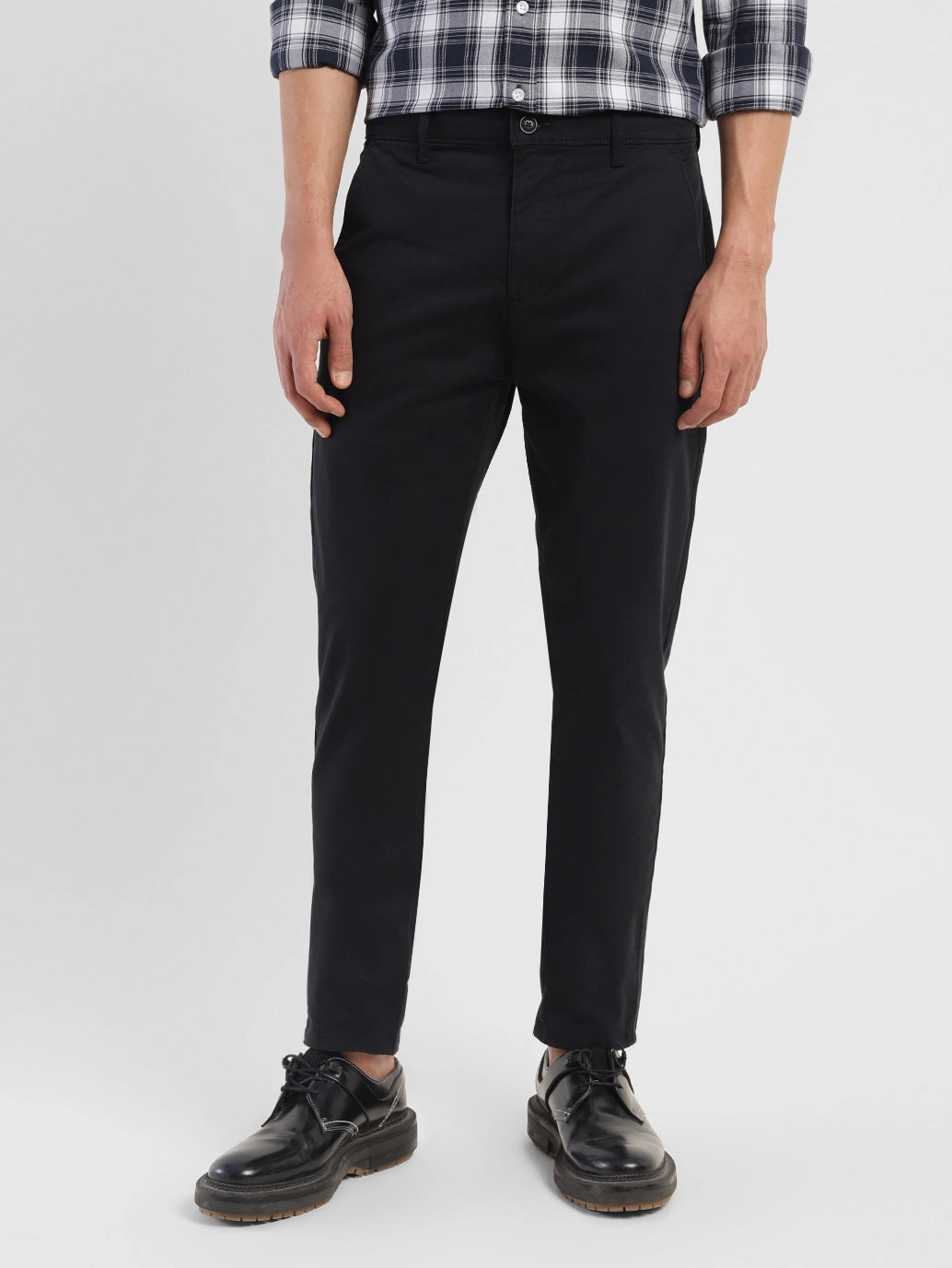 Frayed hem Men's 512 Black Slim Tapered Fit Chinos