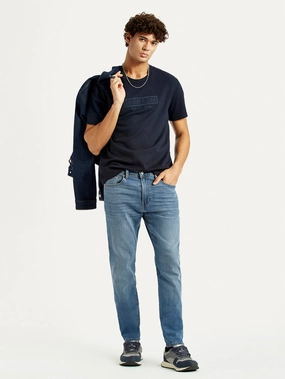 Total Fit Life Ready Men's 512 Blue Slim Tapered Fit Mid Rise Selvedge Jeans