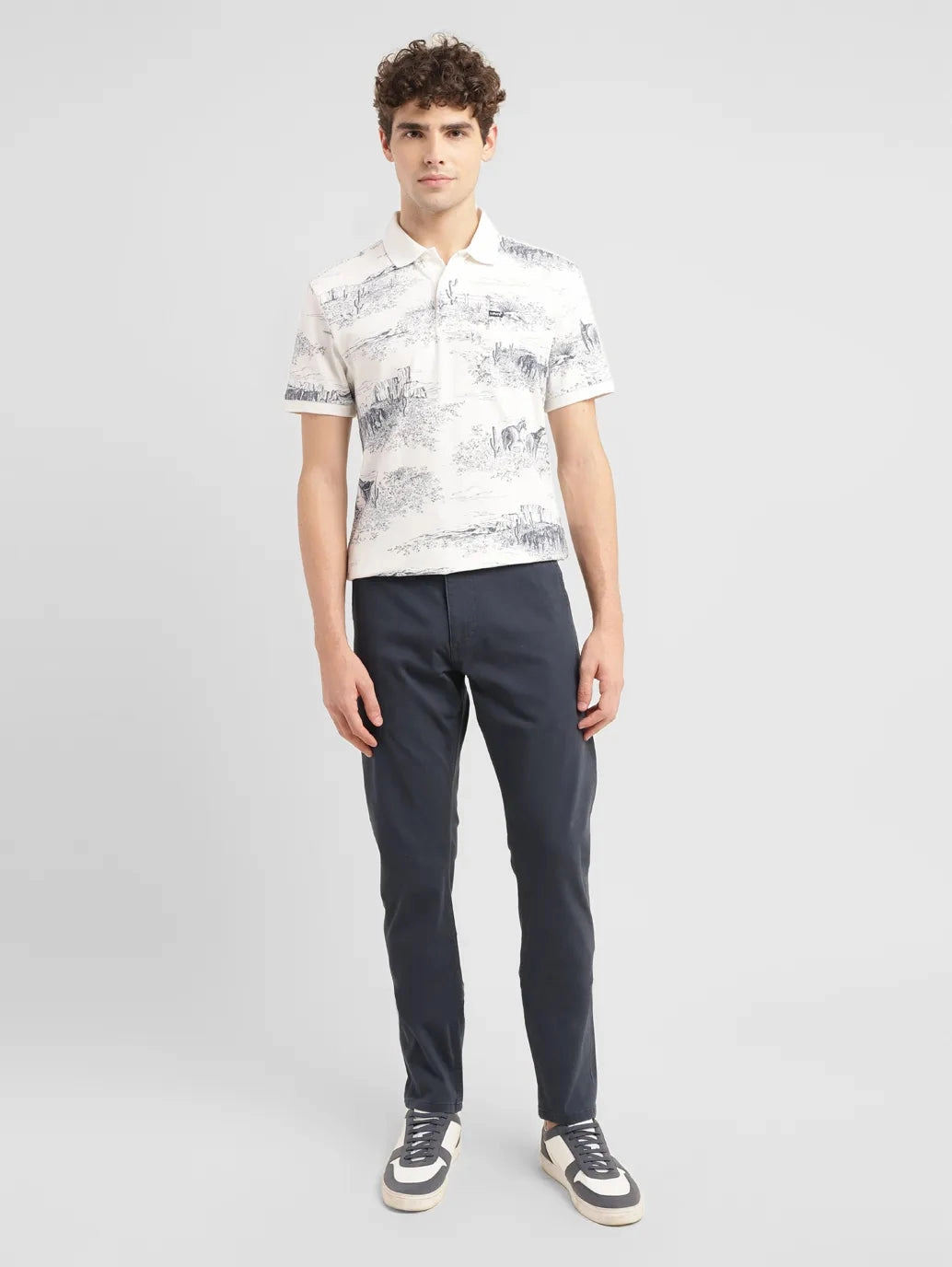 Men's 512 Indigo Slim Tapered Fit Chinos Flexible Material