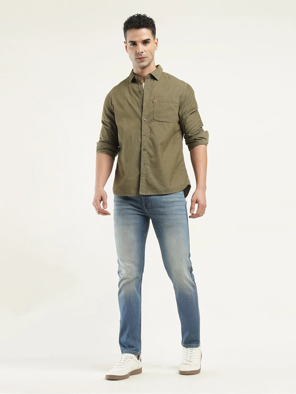 Essential Basics Men's 512 Indigo Slim Tapered Fit Mid Rise Jeans