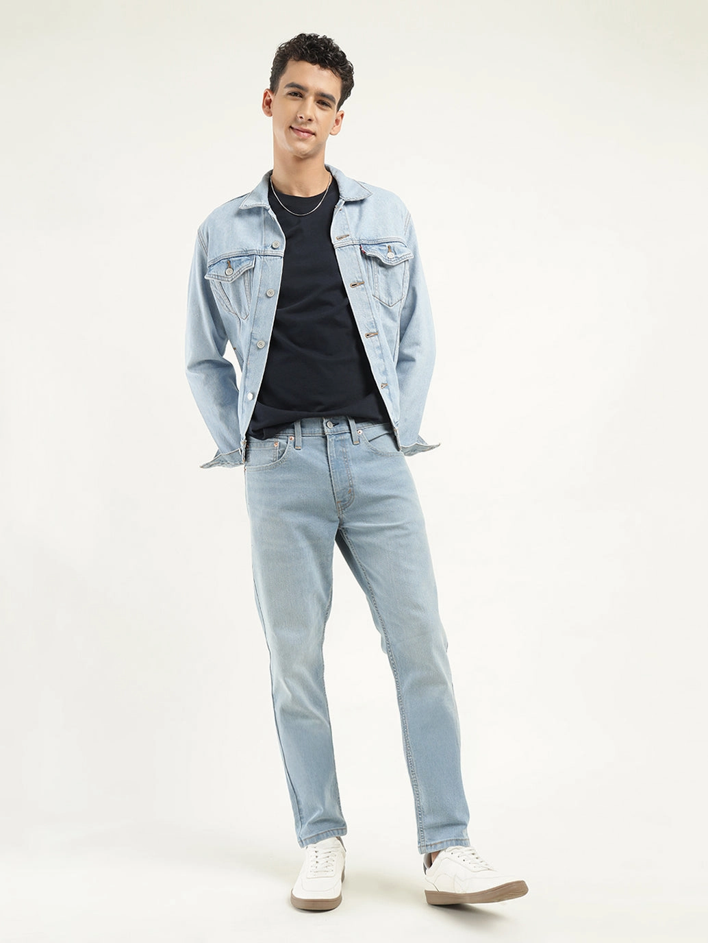 Style Neutral True Comfort Men's 512 Indigo Slim Tapered Fit Mid Rise Jeans