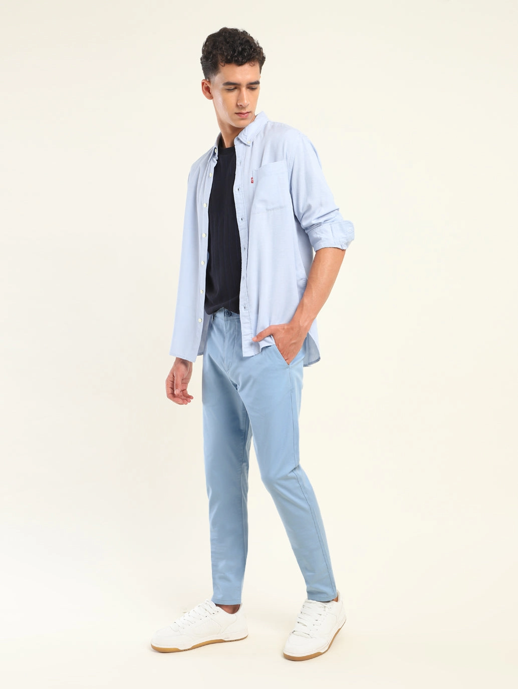 Men's 512 Slim Tapered Fit Blue Chinos Versatile Comfort Wear