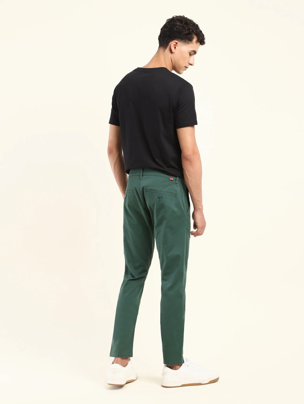 Men's 512 Slim Tapered Fit Green Chinos Thermal Regulating Fabric