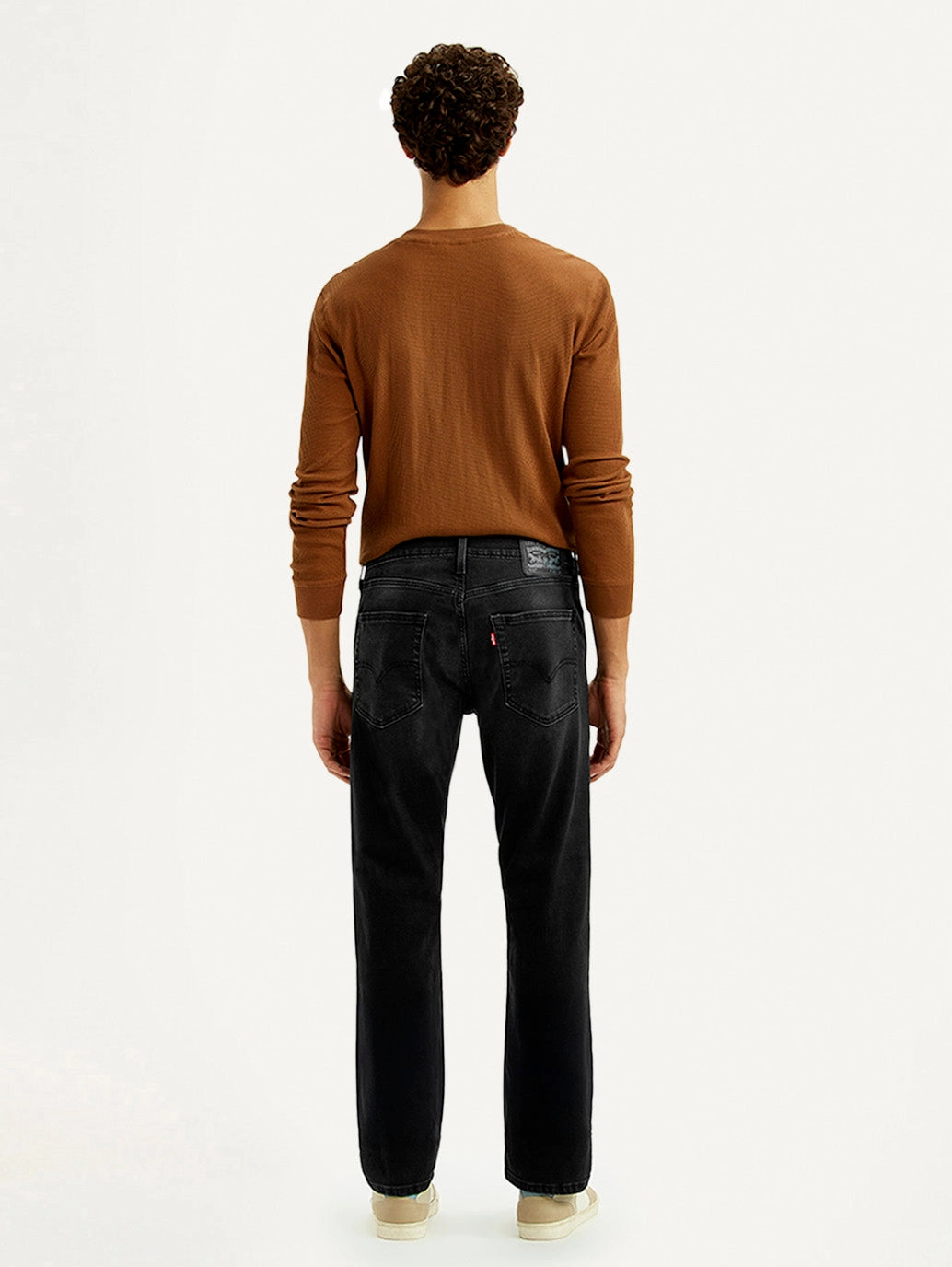 Basic Necessity Men's 513 Black Slim Straight Fit Mid Rise Jeans