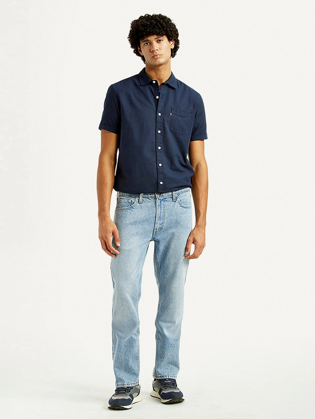 All Use Wear Men's 513 Light Indigo Slim Straight Fit Mid Rise Jeans