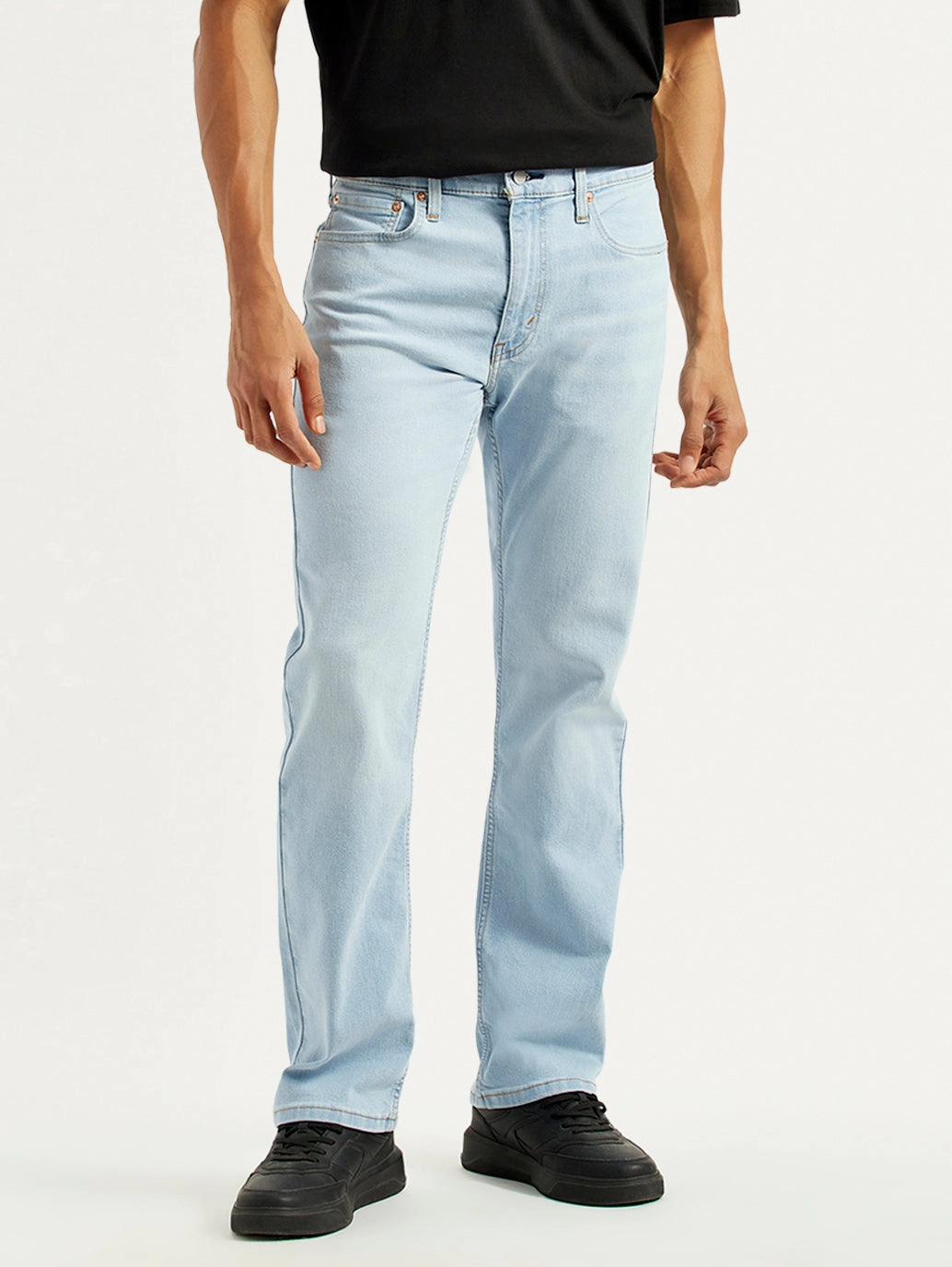 Men's 527 Light Indigo Bootcut Fit Mid Rise Jeans Ready For All