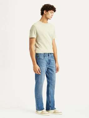 No Gap Waist Men's 527 Med Indigo Bootcut Fit Mid Rise Jeans