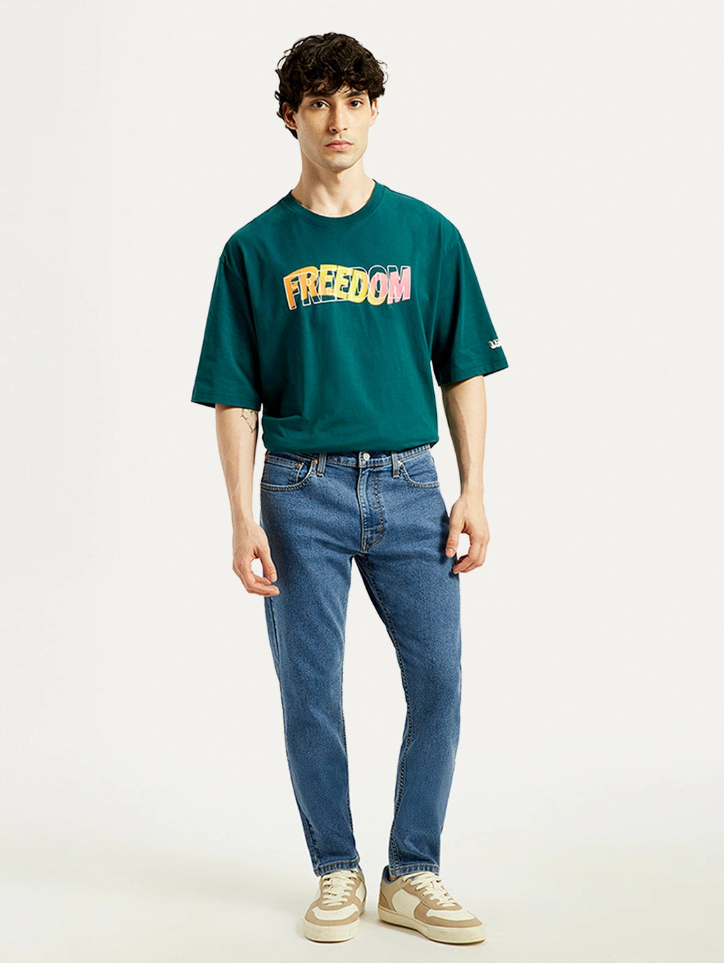 High Quality Bold Look Summer Vibes Street Essential Men's 527 Mid Indigo Bootcut Fit Mid Rise Jeans