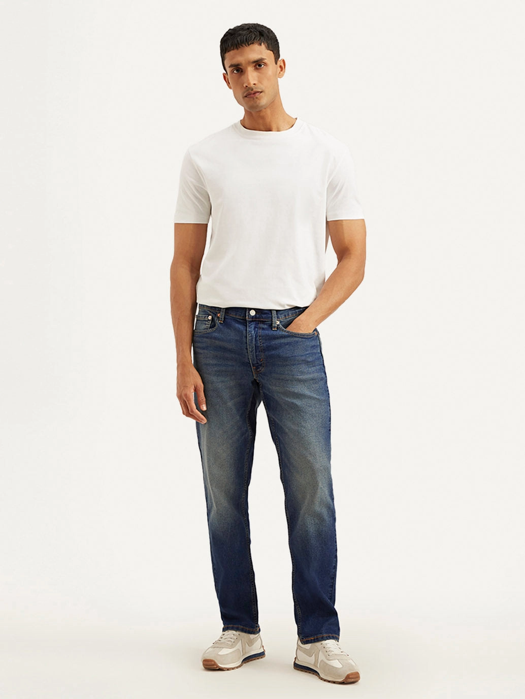 Non Toxic Textile Certified Men's 541 Blue Athletic Tapered Fit Mid Rise Jeans