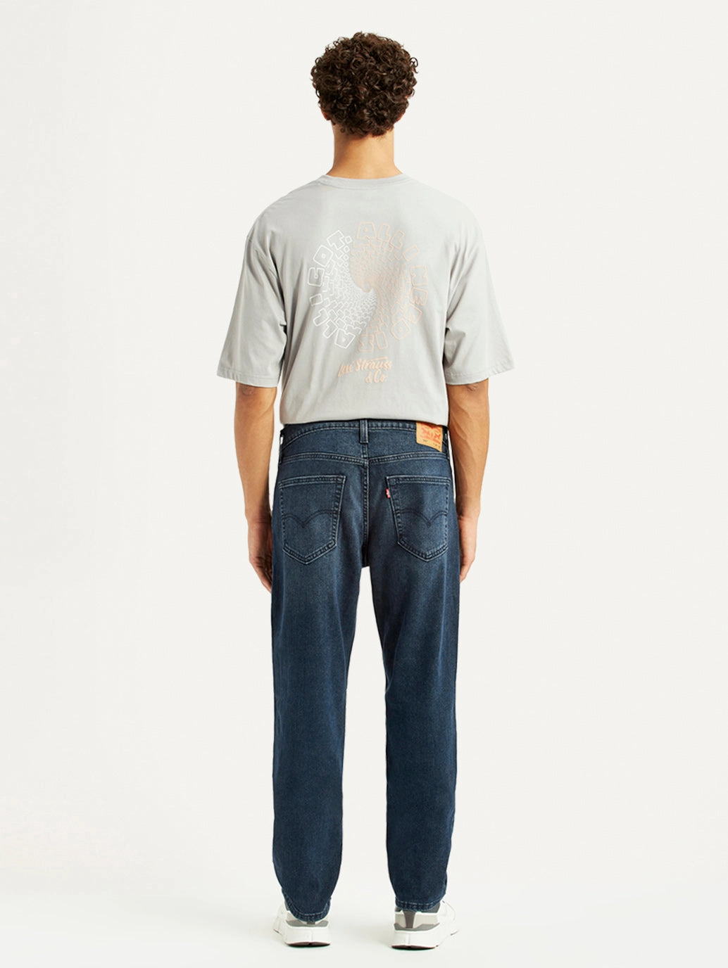 Men's 541 Dark Blue Athletic Tapered Fit Mid Rise Jeans Fresh Attire