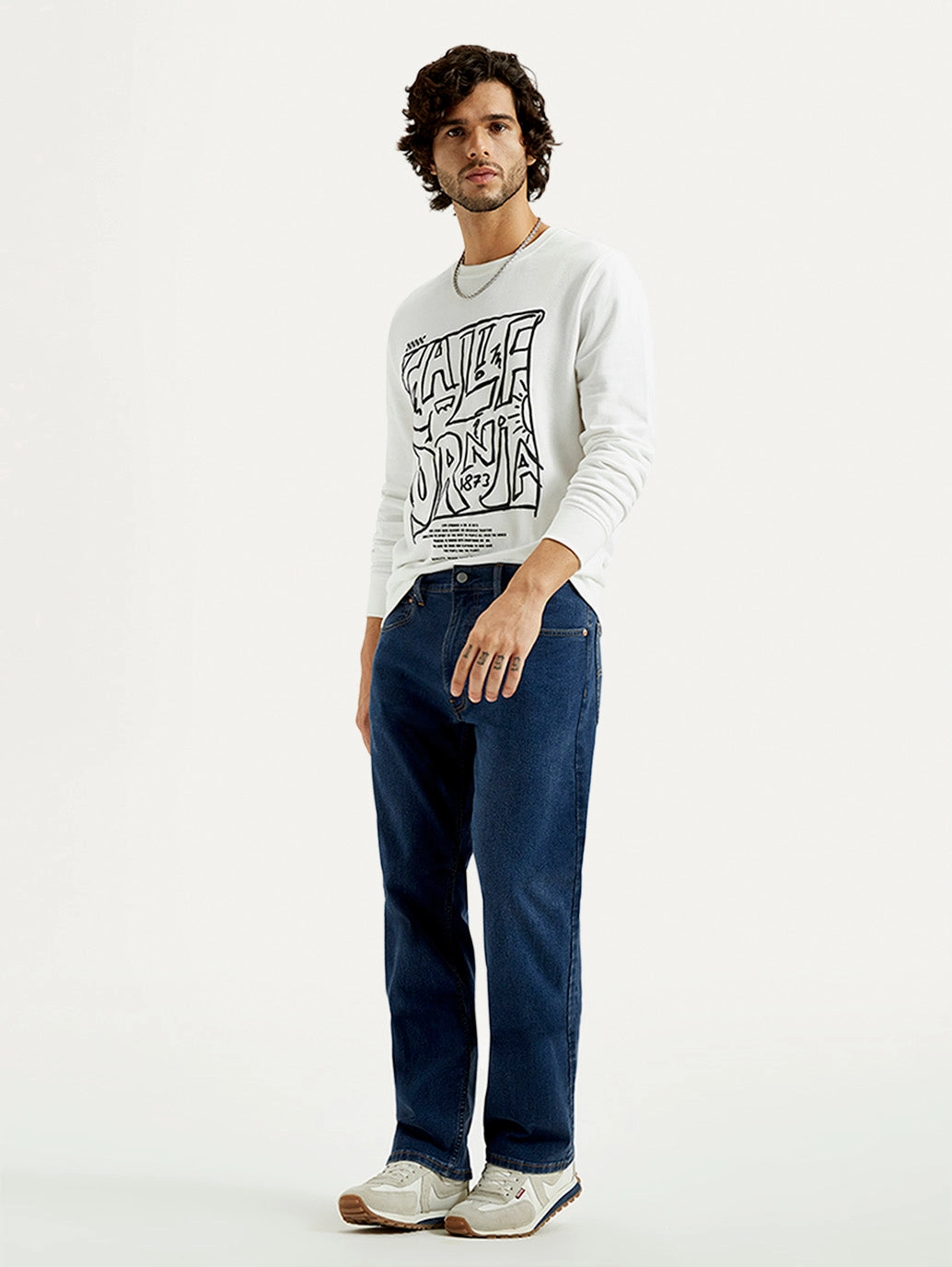 Contemporary Wear Contemporary Cut Men's 541 Dark Indigo Athletic Tapered Fit Mid Rise Jeans