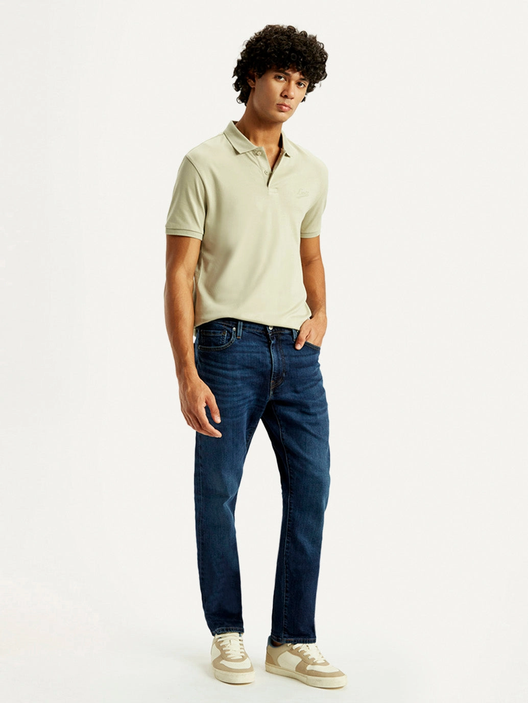 Winter Warmth Festival Outfit Outdoor Adventure Tailored Comfort Men's 541 Med Indigo Athletic Tapered Fit Mid Rise Selvedge Jeans