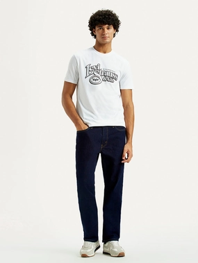 Reliable Fit All Use Wear Men's 541 Navy Blue Athletic Tapered Fit Mid Rise Jeans