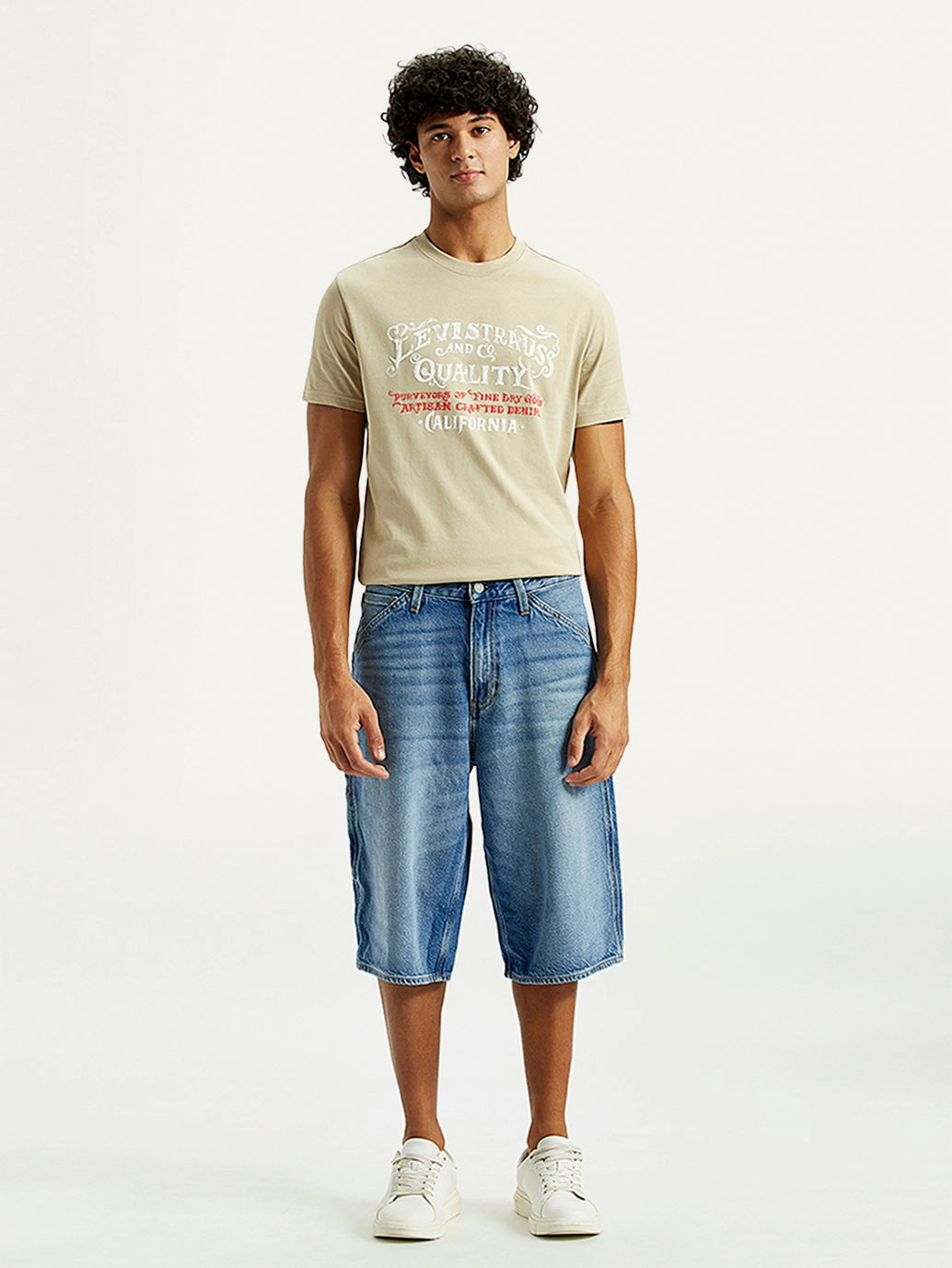 Men's 568 Light Indigo Loose Fit Mid Rise Shorts healthcare industry