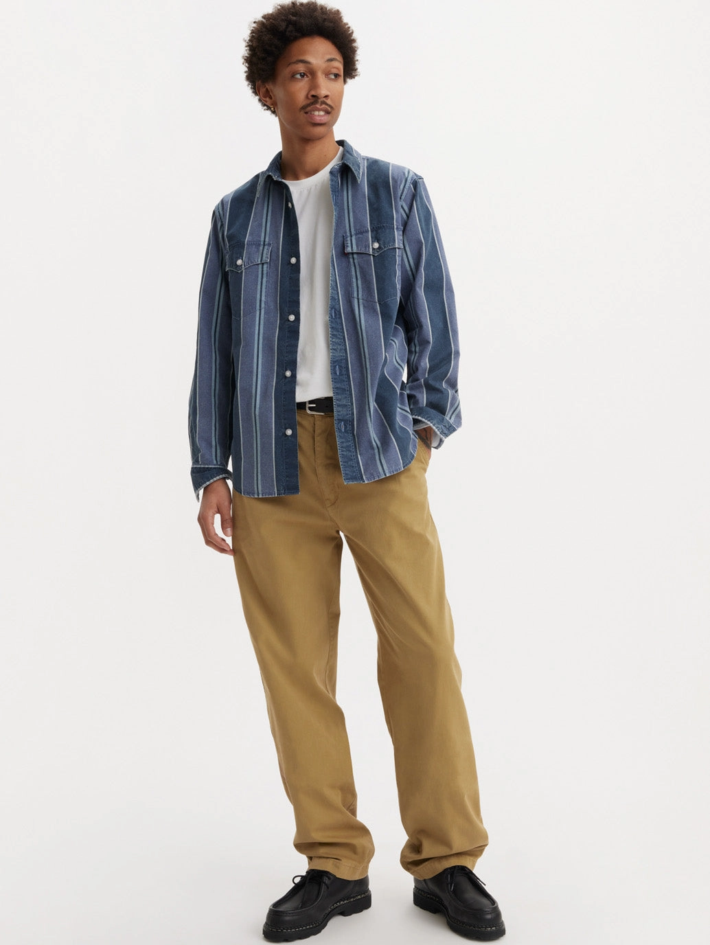 Men's Brown Regular Fit Trouser Ripstop Texture