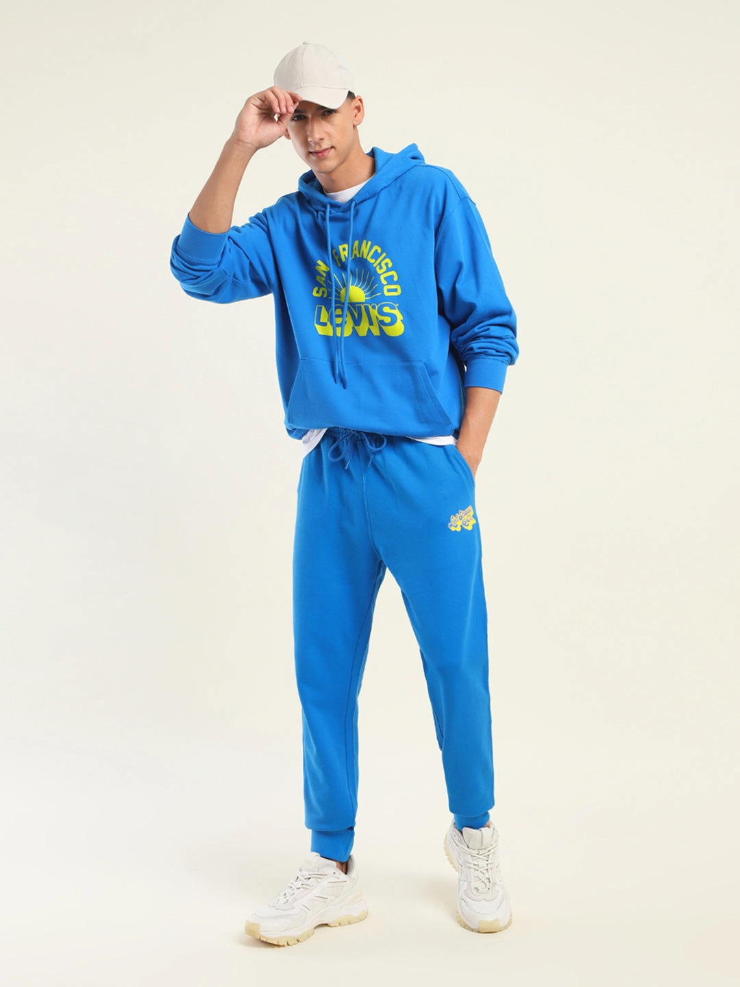 Functional Ease Work Friendly Men's Dark Blue Regular Fit Joggers