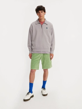 Men's Green Slim Fit Shorts fade - resistant Minimal Bulk