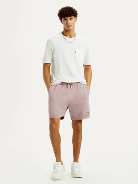 Men's Light Pink Regular Fit Shorts Athletic Wear