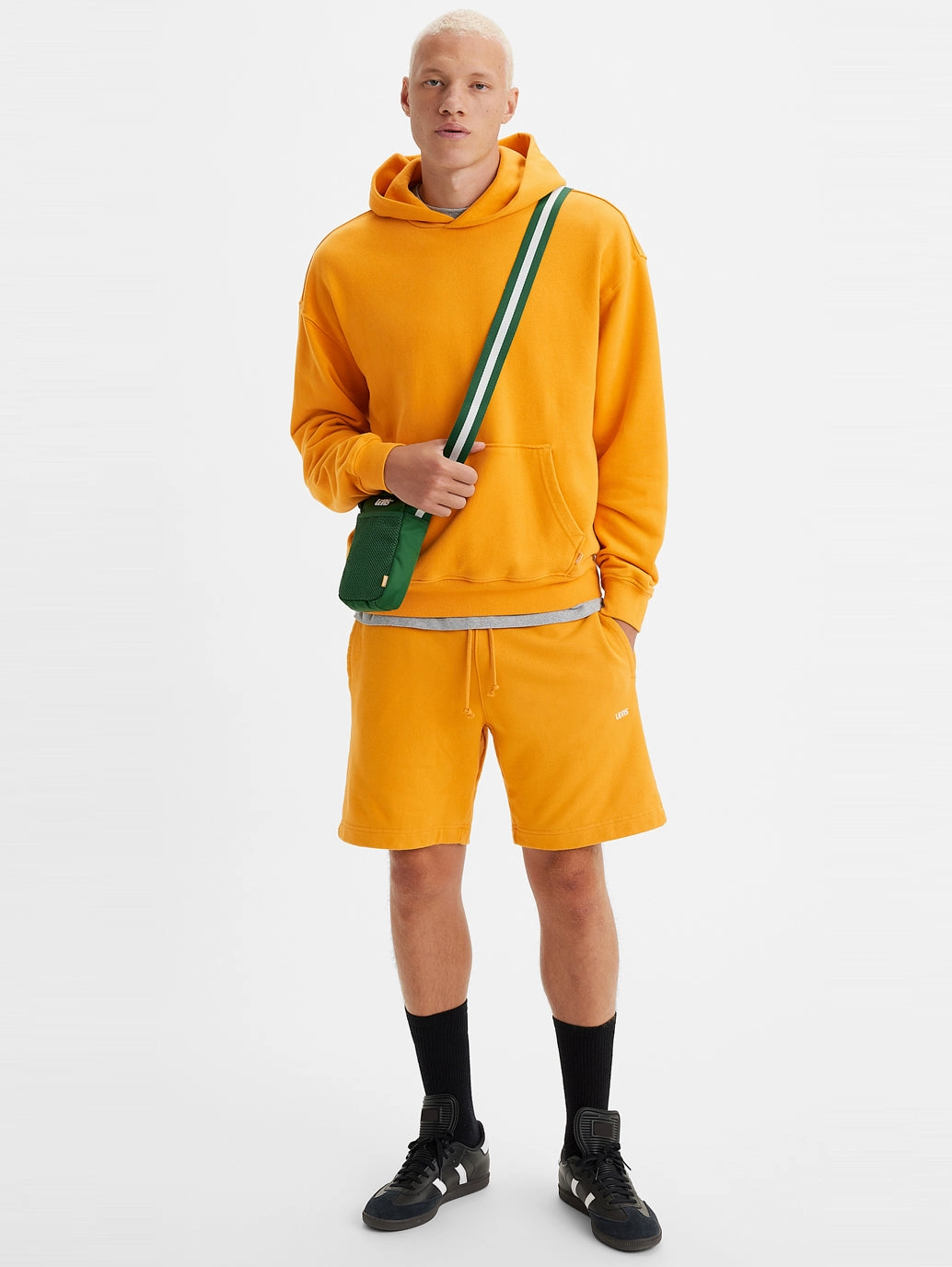 Tennis wear Men's Mustard Regular Fit Shorts
