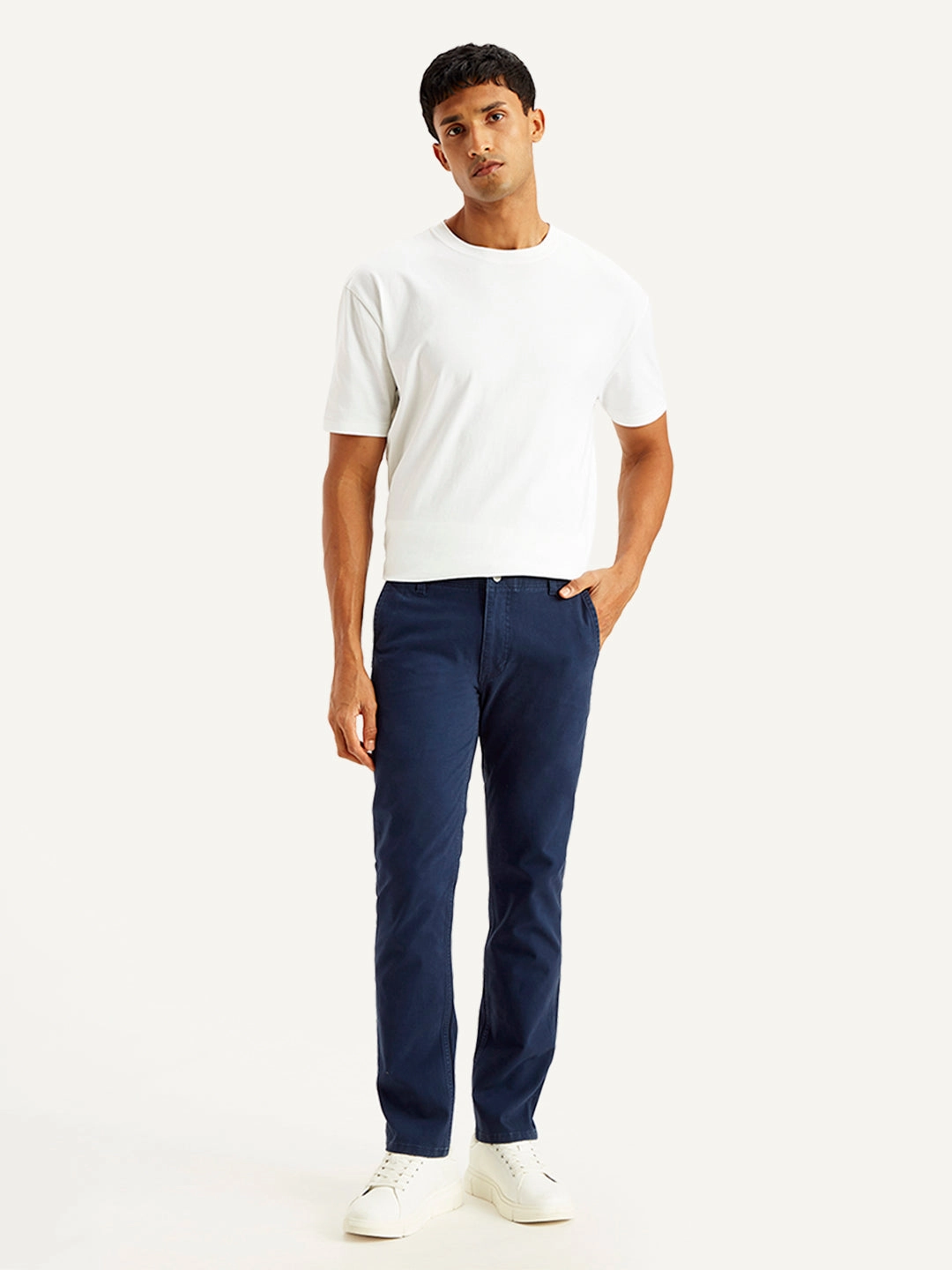 Men's Navy Slim Fit Chinos Everyday Must-have