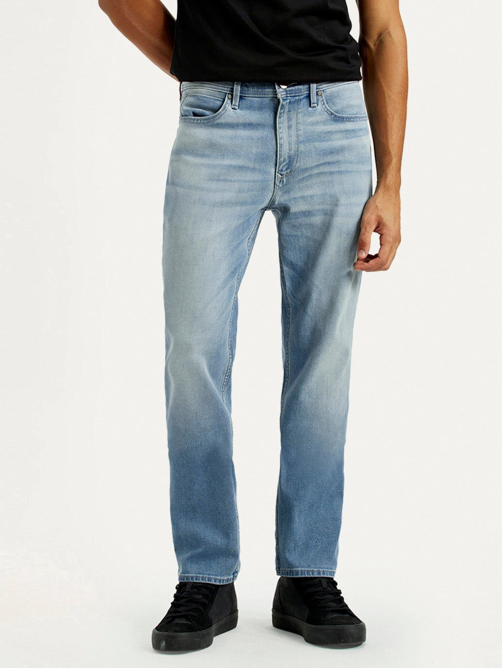 Suitable Fit Minimalist Rainy Day Vintage Lover Men's Redloop 541 Light Indigo Athletic Tapered Fit Mid Rise Jeans