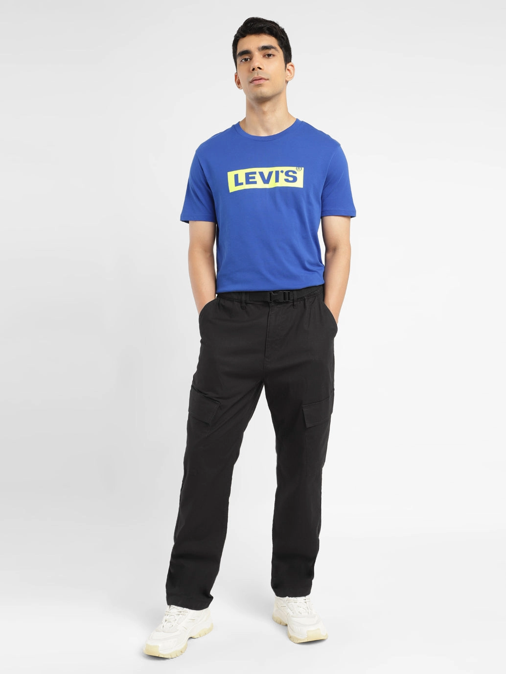 FlexibleKneePanels SeamlessPockets Men's Slim Fit Cargo