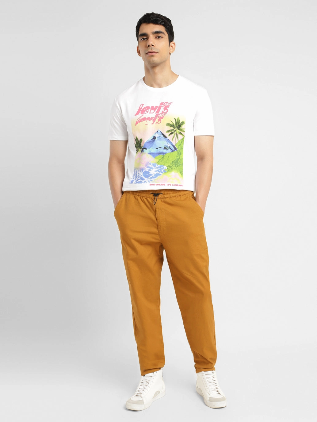 Men's Slim Fit Joggers Clean Lines Functional Fashion