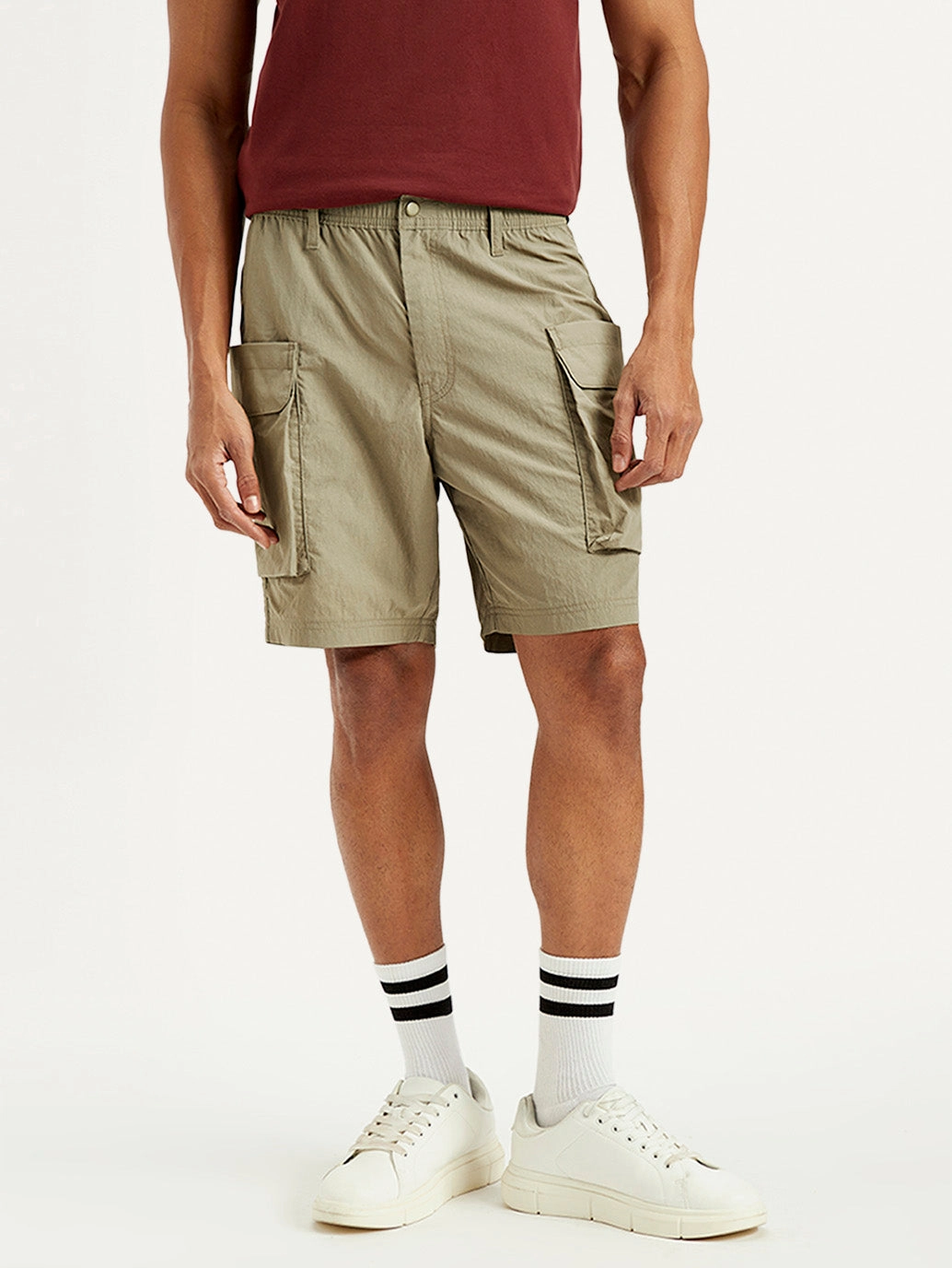 Men's Solid Regular Fit Shorts new semester