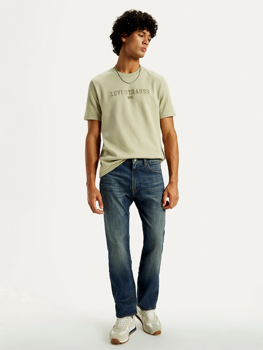 Home Comfort Weekend Warrior Daily Clothing Men's Tinted 505 Med Indigo Straight Fit Mid Rise Jeans