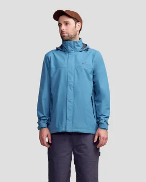 Men's Andulo Rain Jacket v3 - Washed Blue Eco Friendly Urban Hike Style