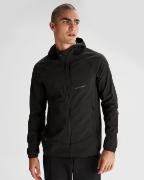 Autumn Vibe Heavyweight Durability Men's Aysen Hooded Fleece Jacket - Black Stingray
