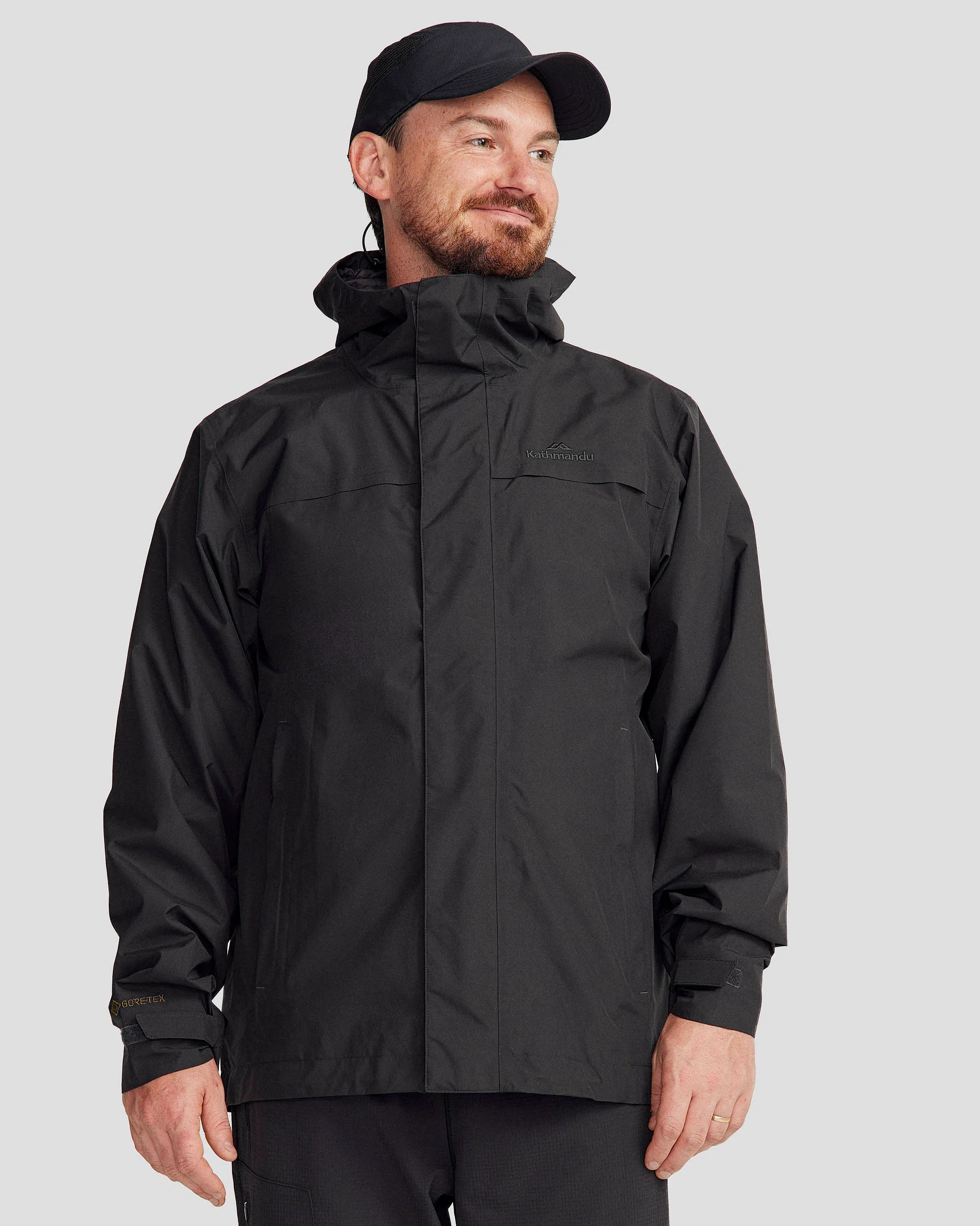 Recycled Material Construction Men's Bealey 2L GORE-TEX? Rain Jacket - Black Stingray