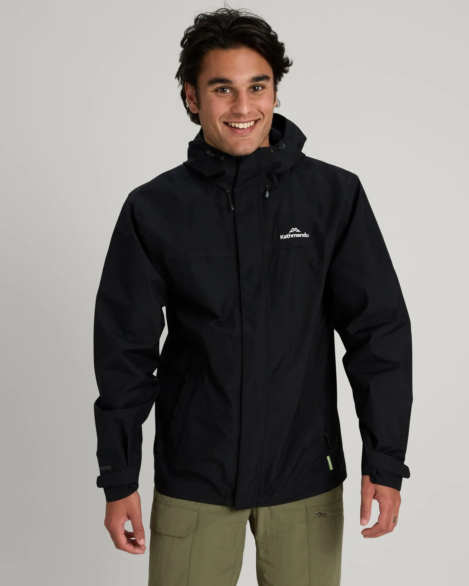 Men's Bealey GORE-TEX? Rain Jacket - Black WindproofTechnology Four Way Stretch
