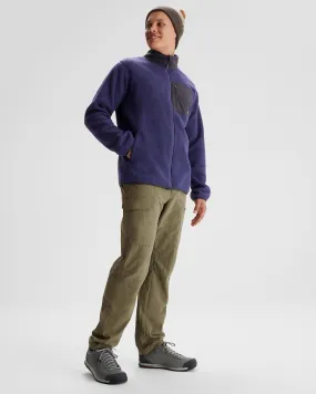 Wind Stop Men's Co-Z High Pile Jacket  - Dark Horizon