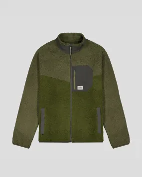 Hidden Ventilation Pastel Shade Men's Co-Z High Pile Jacket v3 - Light Moss/Dark Fern