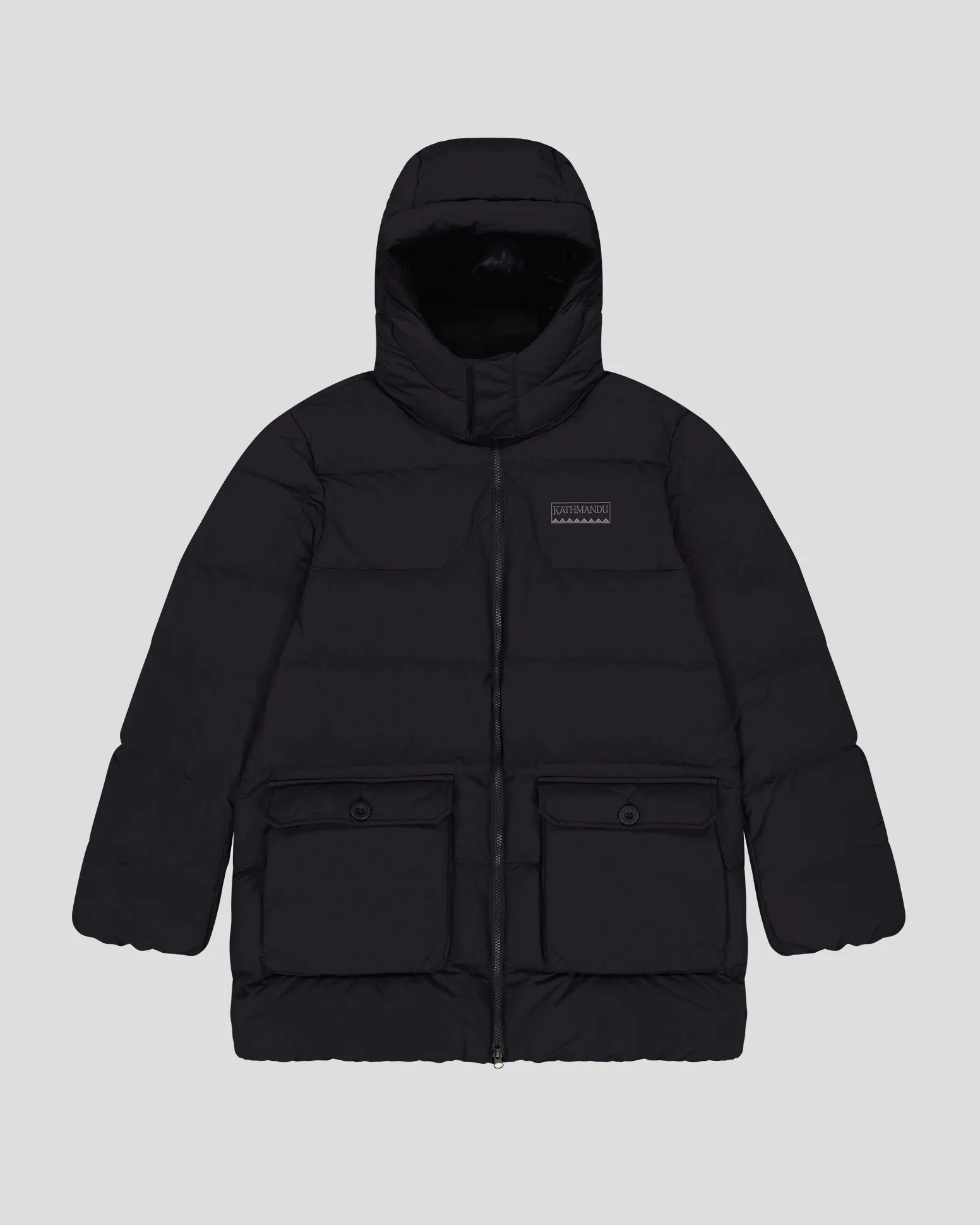 Autumn Vibe Men's Epiq Down Heritage Parka Jacket - Black Stingray