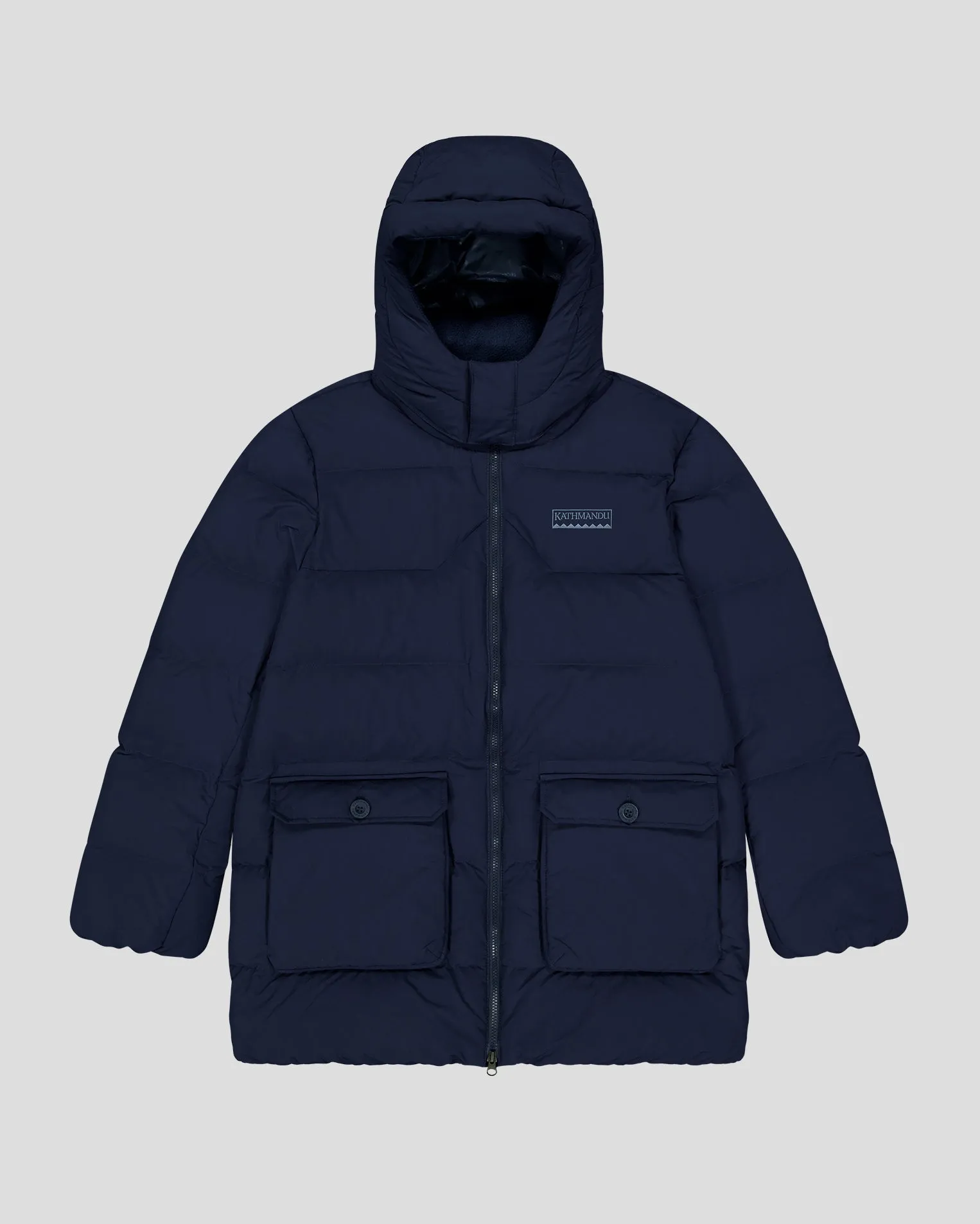 Weekday Street Look Thermal Retention Layer Men's Epiq Down Heritage Parka Jacket - Pure Navy