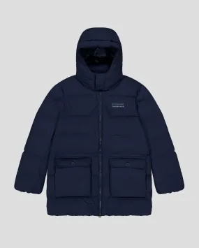 Quick Access Pockets Ripstop Technology Men's Epiq Down Heritage Parka Jacket - Pure Navy