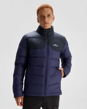 Foldable Collar Men's Epiq Down Jacket - Dark Horizon/Meteor