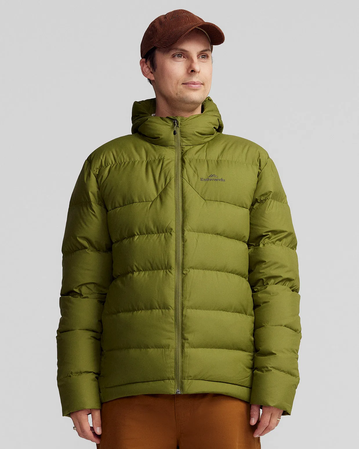 Stain Proof Men's Epiq Hooded Down Jacket v2 - Dark Fern