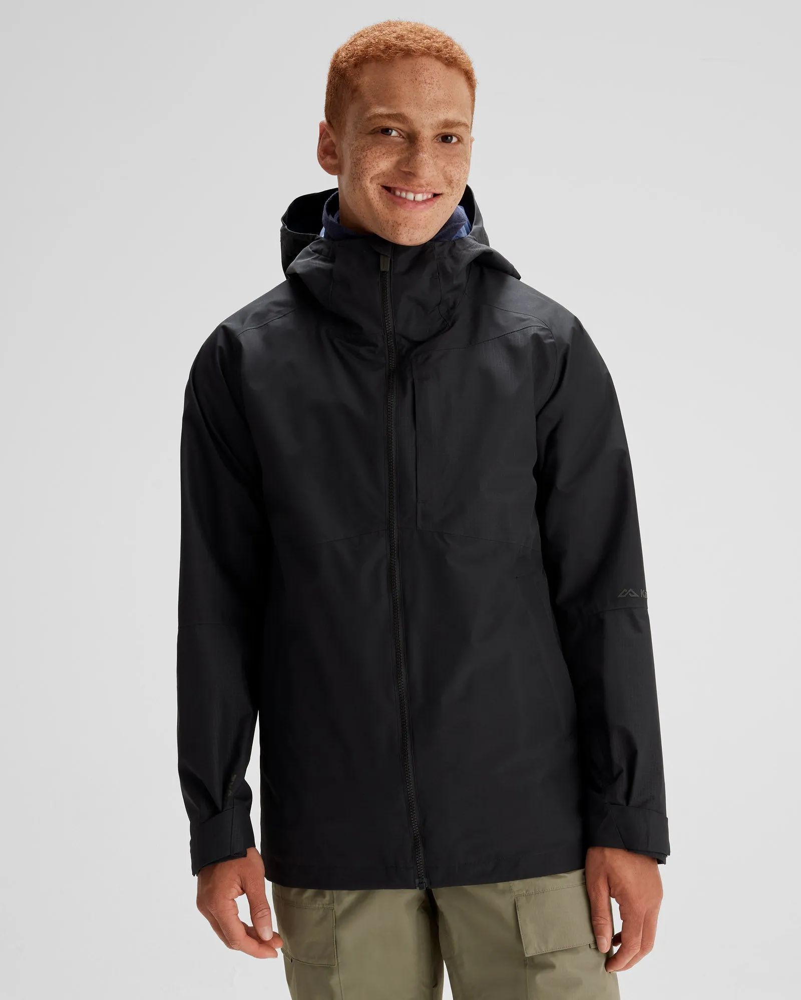 Easy Care Material Men's PWDR-Days 2L Shell Snow Jacket - Black Stingray