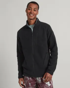 Hooded styles Tailored Cut Style Men's Ridge 100 PrimaLoft Bio Fleece Jacket - Black