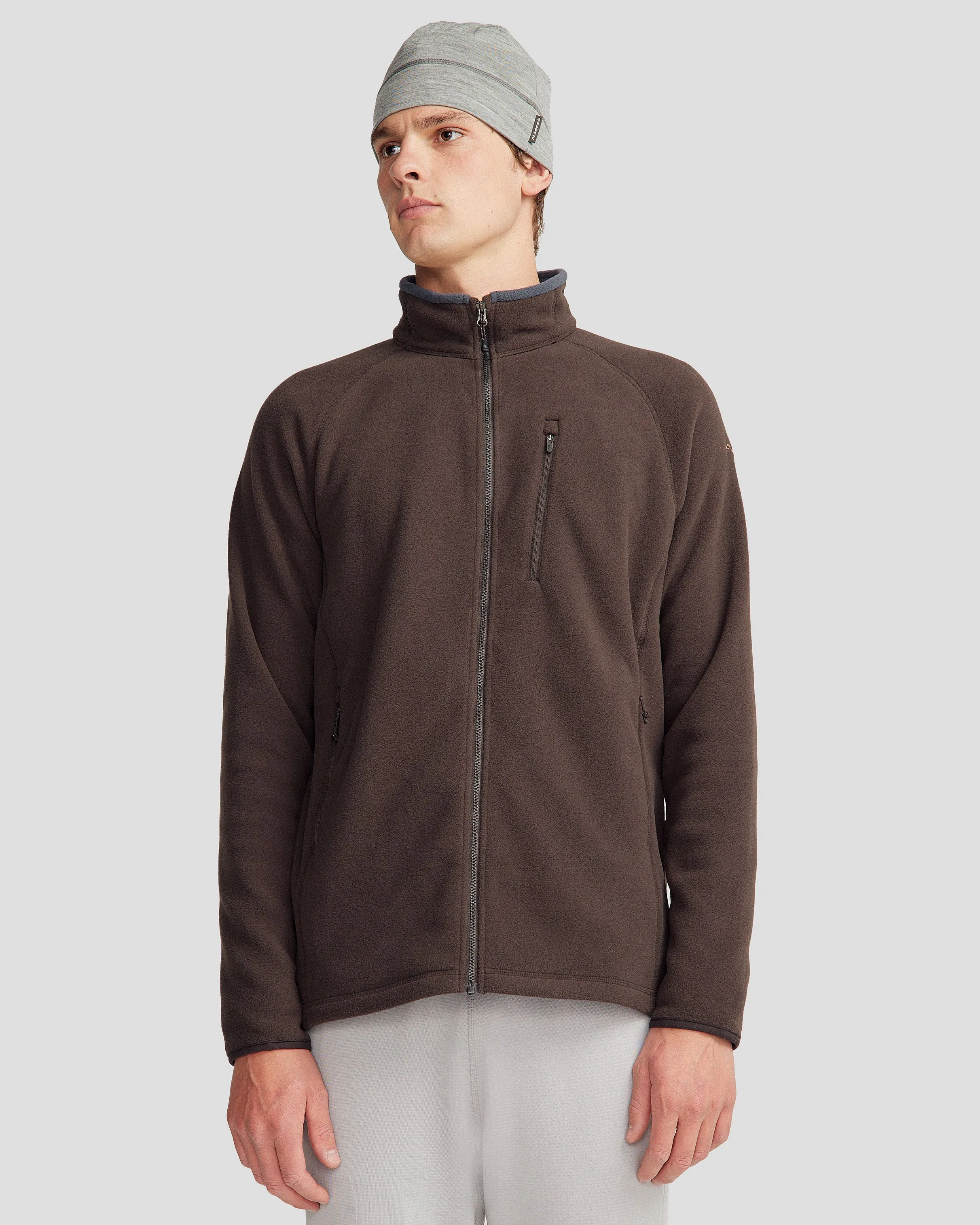 MultiPocketLayout Men's Ridge 100 Primaloft Fleece Jacket - Cold Brew